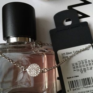 Cubic Zirconia Pave Sterling Silver 925 Bracelet